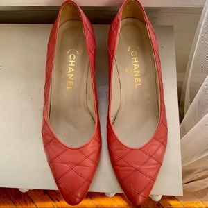 Chanel Quilted Heels sz 40